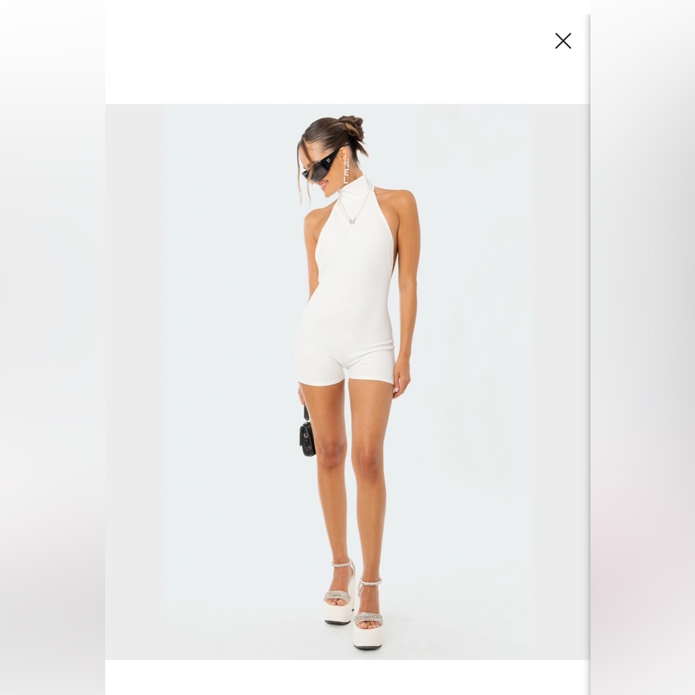 Edikted White Romper